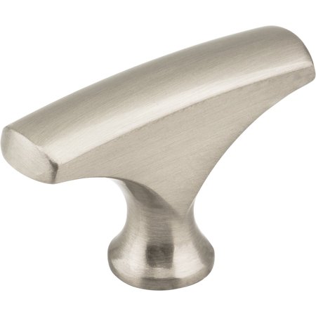 ELEMENTS BY HARDWARE RESOURCES 1-5/8" Overall Length Satin Nickel Aiden Cabinet "T" Knob 993SN